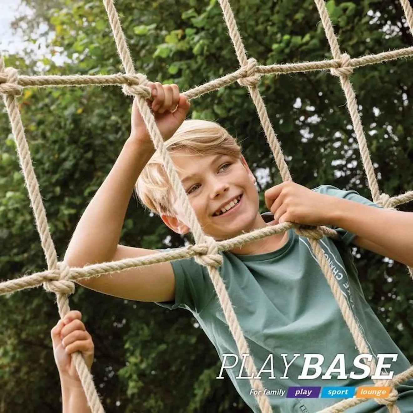 Accessoire Filet à grimper L pour aire de jeux PlayBase BERG (sans portique) beige - Berg Toys